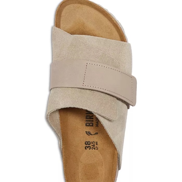 Birkenstock Men's Kyoto Grip-Tape Suede Sandals size 42 New w/box - Picture 4 of 4